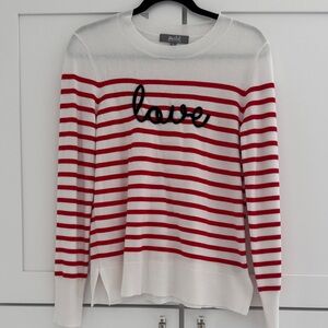 Marled Soft Cream Knit Top